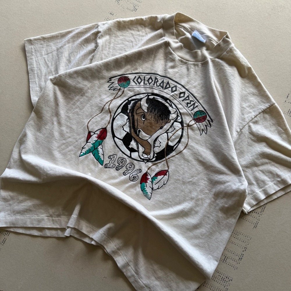 Vintage 90s Colorado Open Soccer Graphic 1996 T-shirt